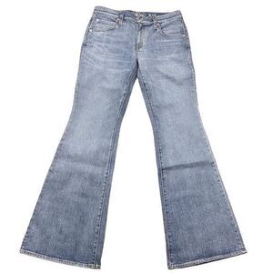 NWT Daily Blue Women's Peace Bell Flared‎ Relaxed Jeans Size 30 Blue Denim